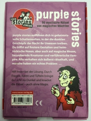 black stories | Junior purple stories | 50 mystische Rätsel | Das Rätsel Kartenspiel für Kinder |Verlag moses